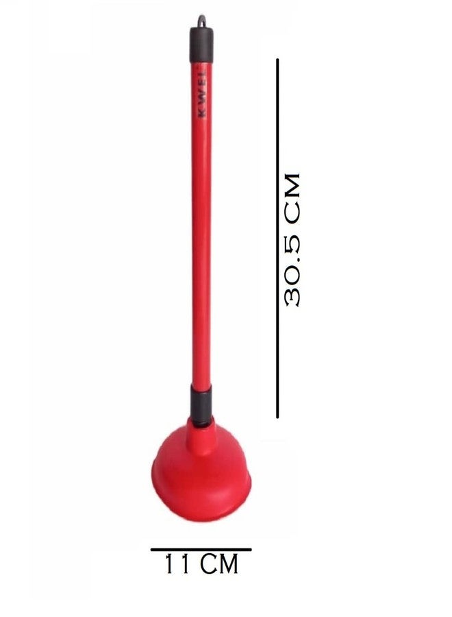 KWEL Drain Unblocker Cleaner Sink Plunger Cleaning Pump for Kitchen Sink, Toilet, Bathroom Pack of 1 (Medium) - Image 5
